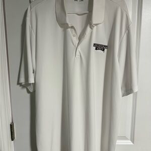 Adidas White Polo Shirt Classic Short Sleeve